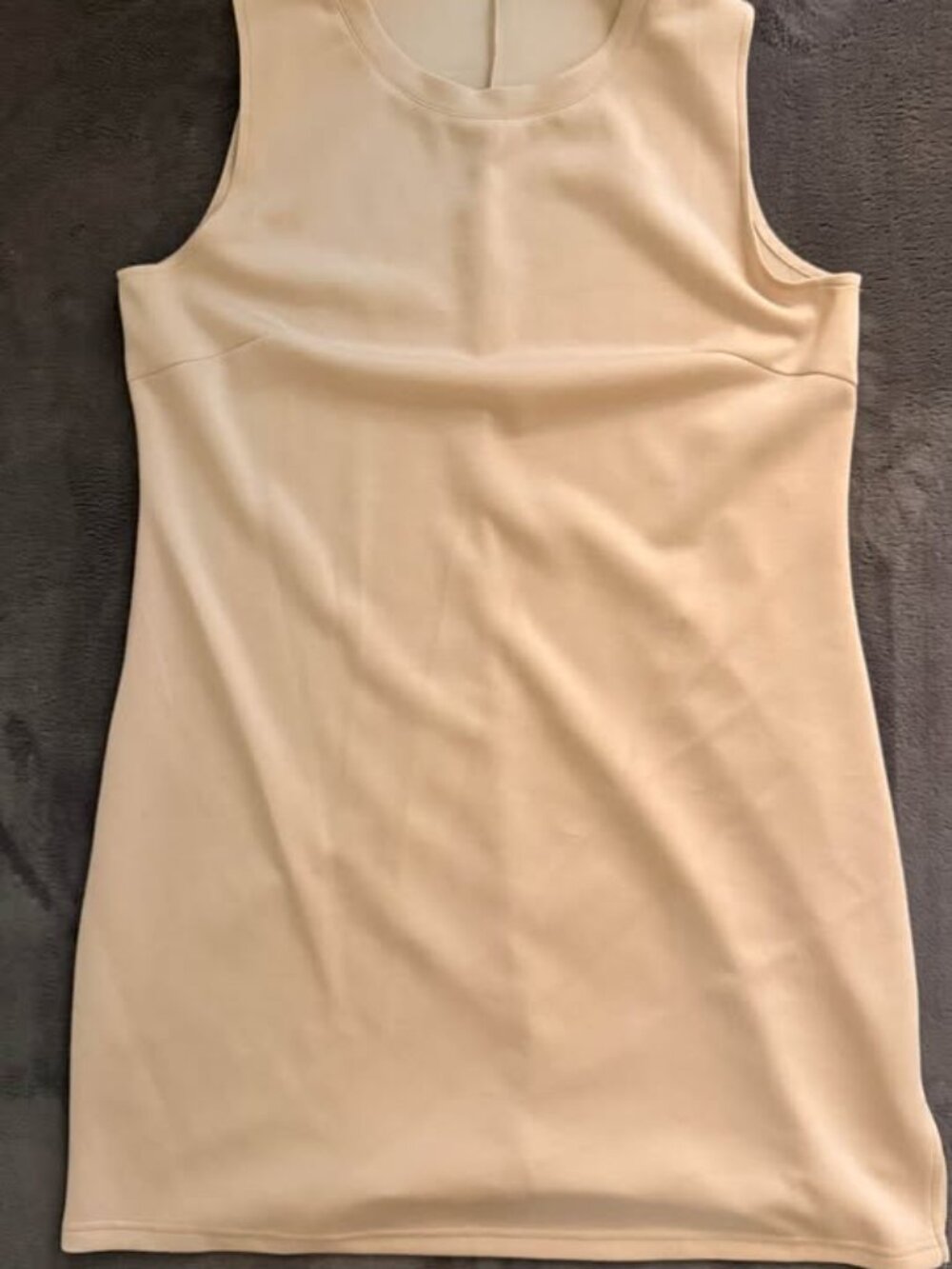 Sampeel Sleeveless Beige Dress